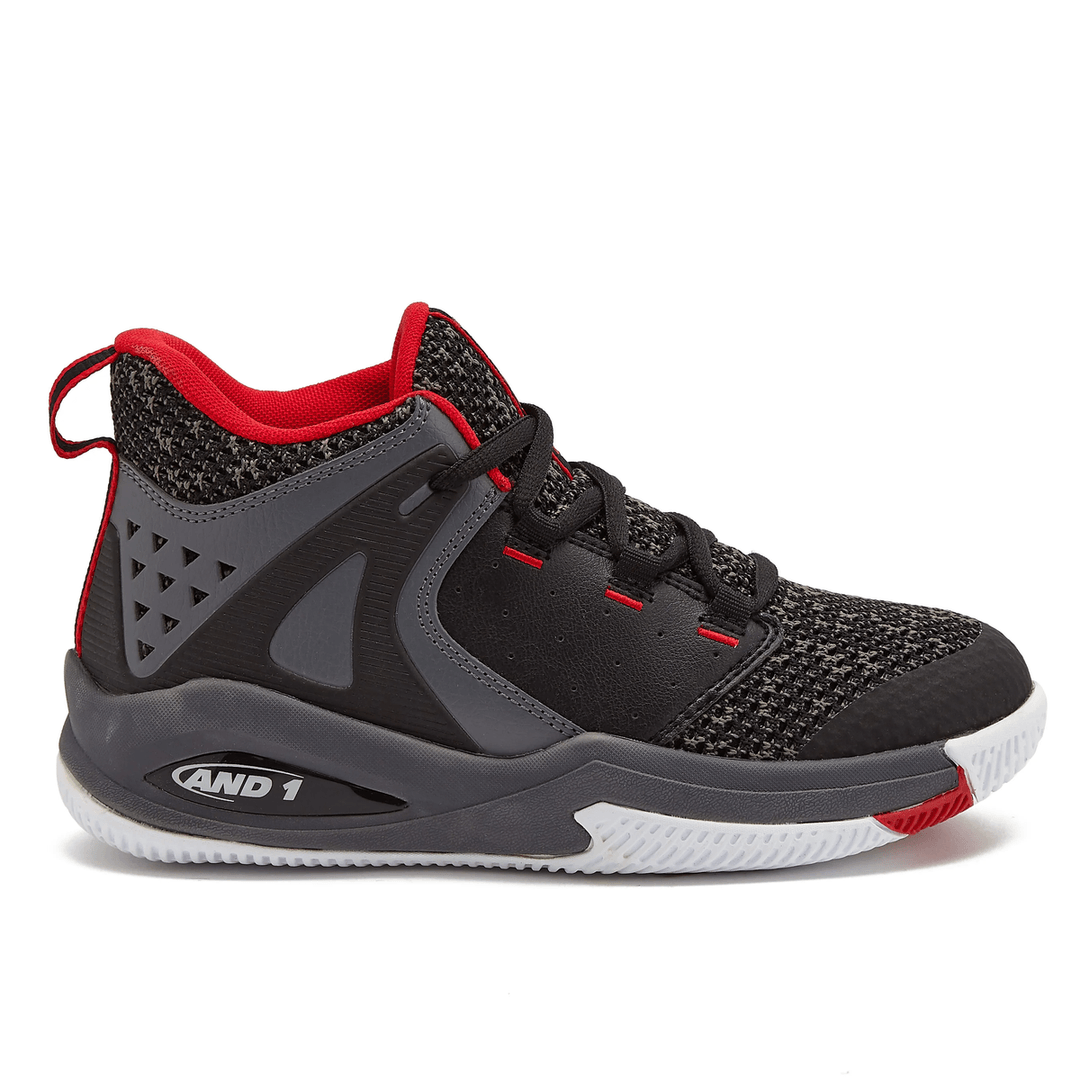 And1 Kid's Take Off 3.0 Black/Dark Grey/Red