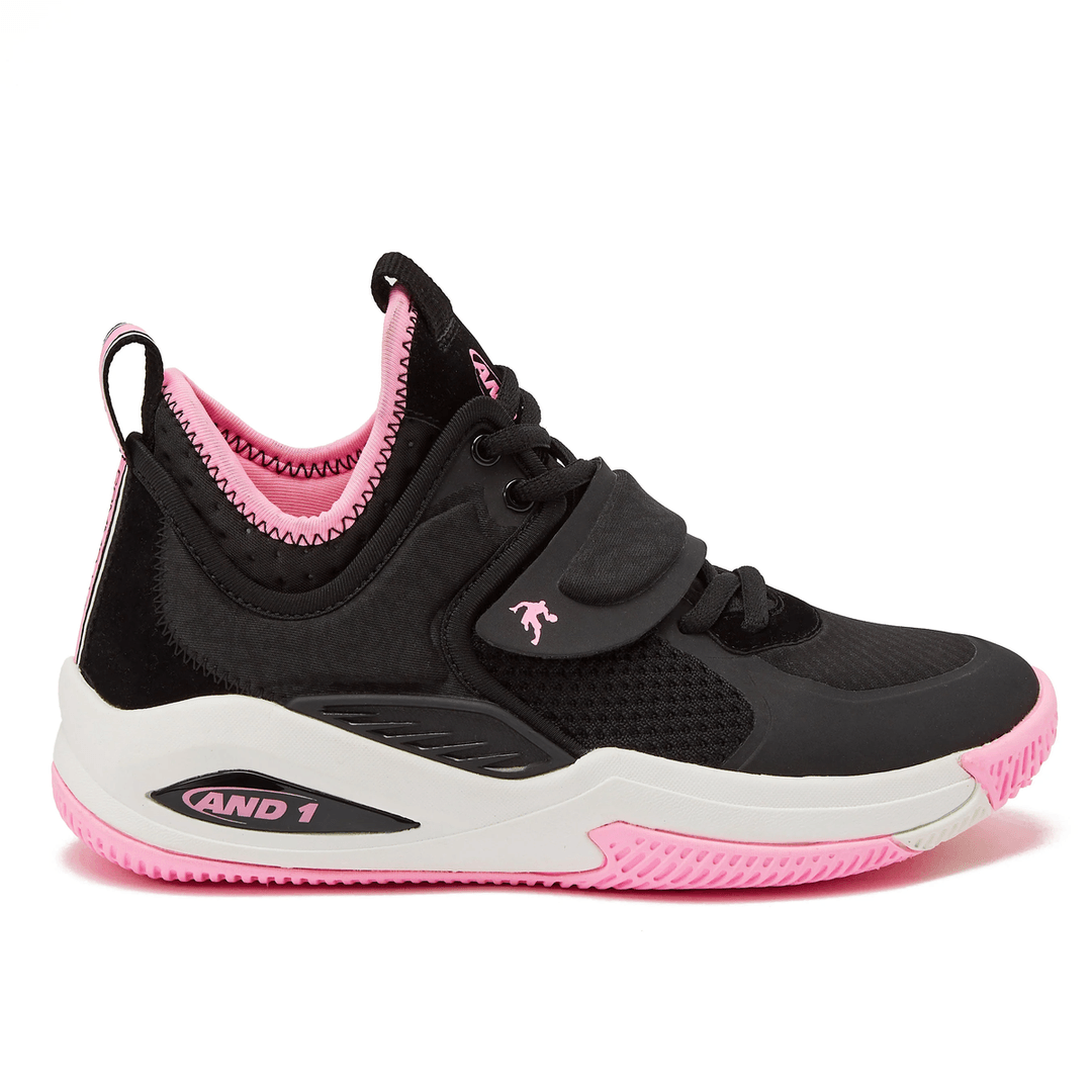 And1 Kid's Gamma 4.0 SS Black/White/Dark Pink