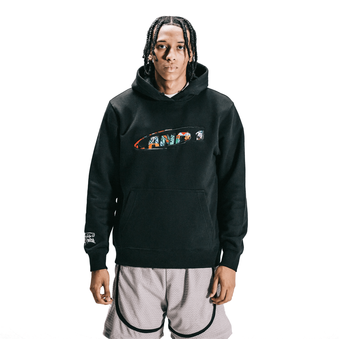 And1 Throwback Streetwear Hoodie - 30th Anniversary Edition Black/Multicolor